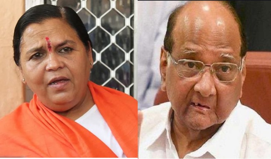 uma bharti and sharad pawar on ram mandir